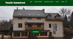 Desktop Screenshot of penzionsemmelrock.sk